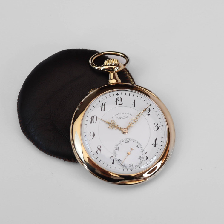A. Lange & Söhne Lepine Taschenuhr Gelbgold - Bild 7 